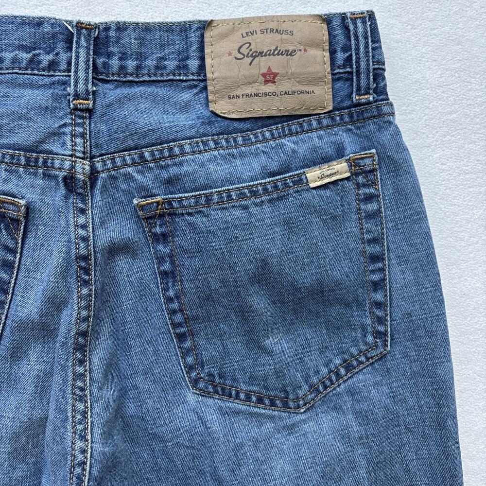 Levi Strauss‎ Signature Men 32x34 Jeans Regular Boot Cut 100% Cotton Western - Picture 13 of 13